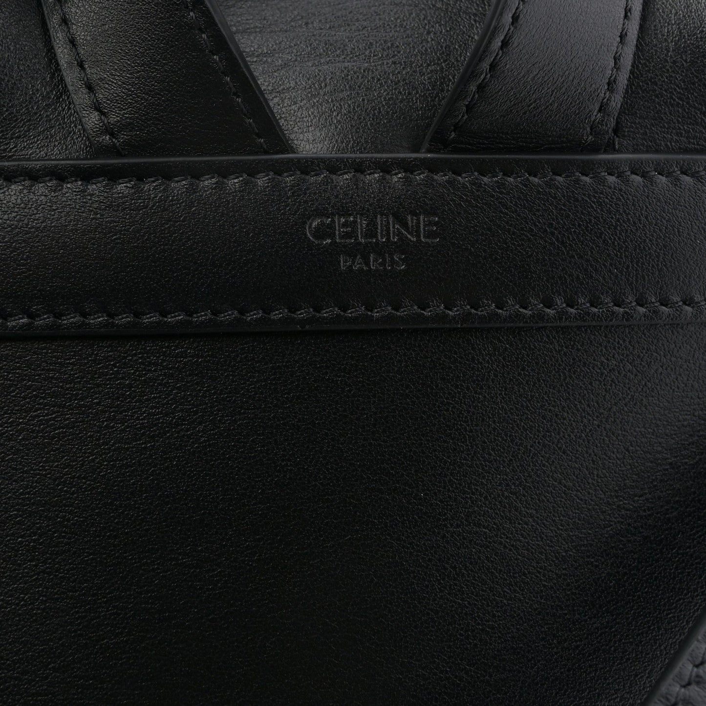 Triomphe Calfskin Bonnie Backpack Black