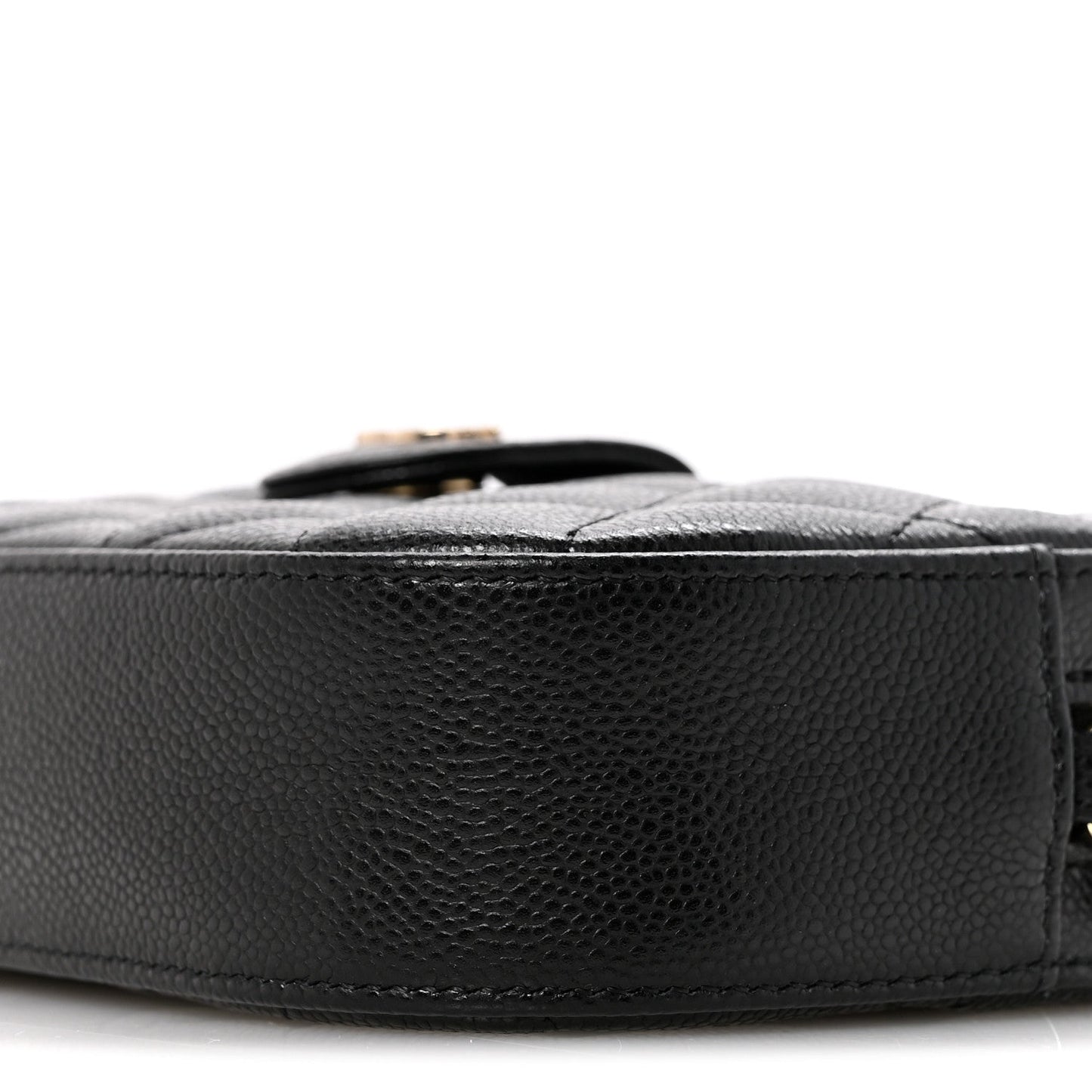 Caviar Quilted Chain Camera Bag Black