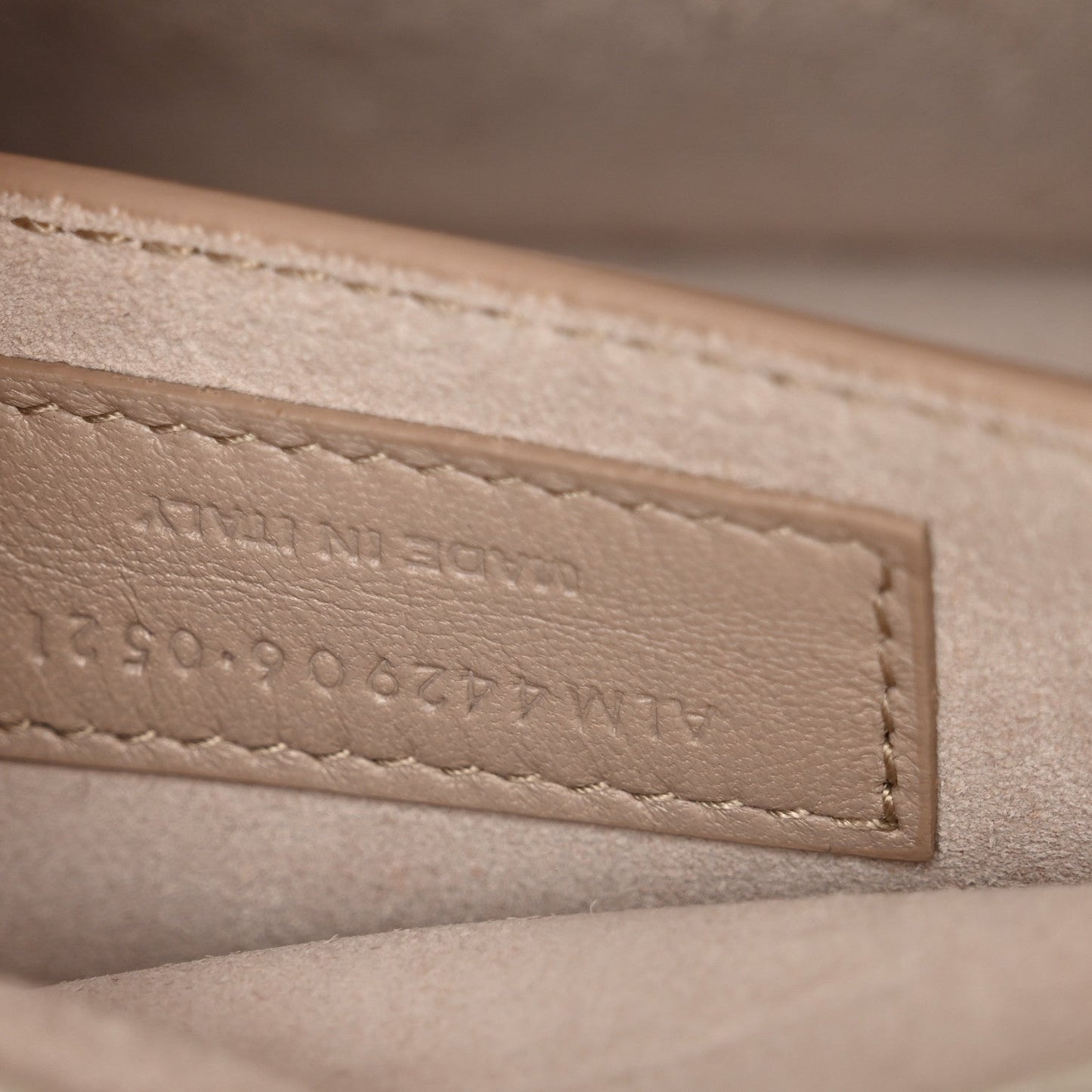 Calfskin Medium Monogram Sunset Crema Soft