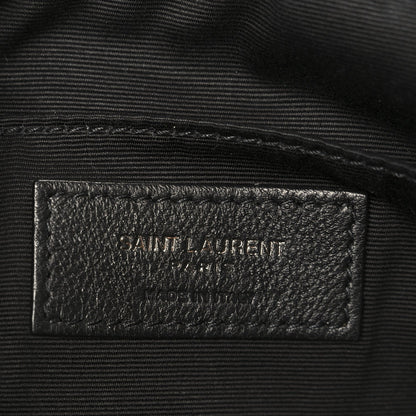 Calfskin Matelasse Monogram Monochrome Lou Camera Bag Black