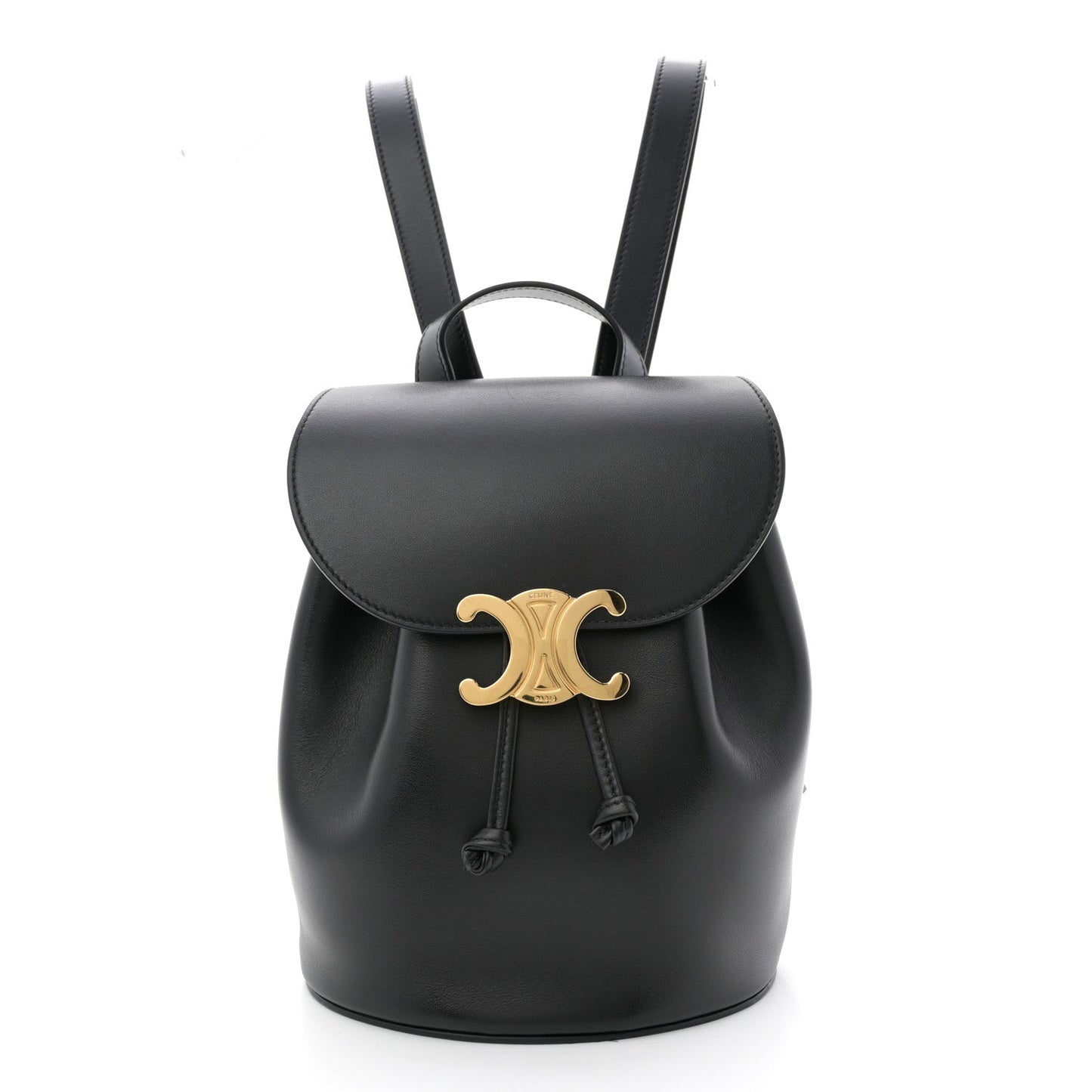 Triomphe Calfskin Bonnie Backpack Black