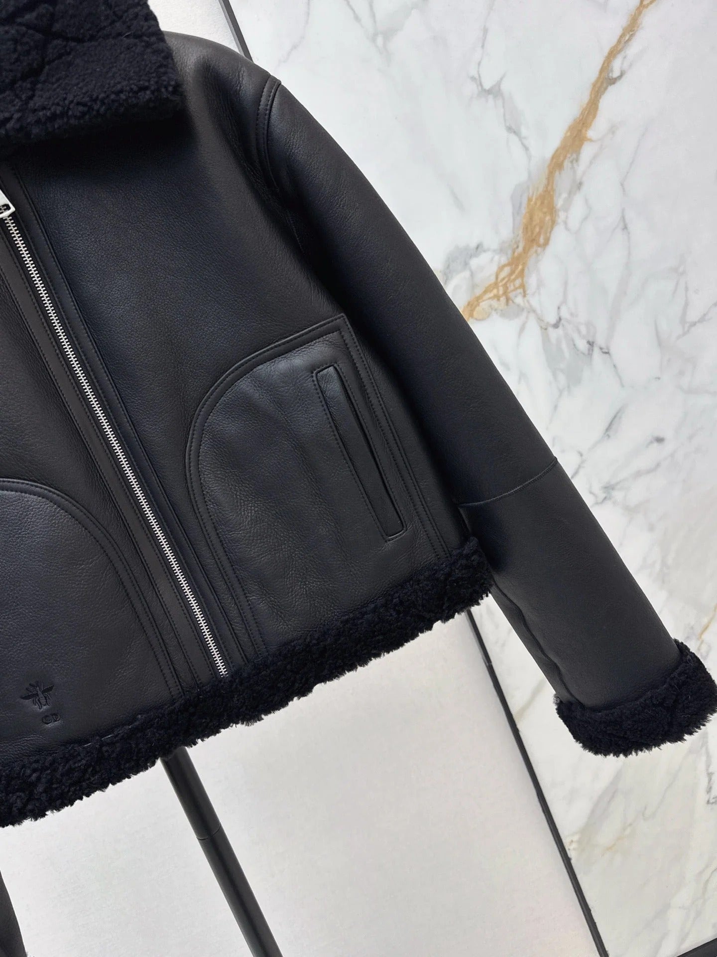 DIOR 25S SHERPA-COLLAR JACKET 542