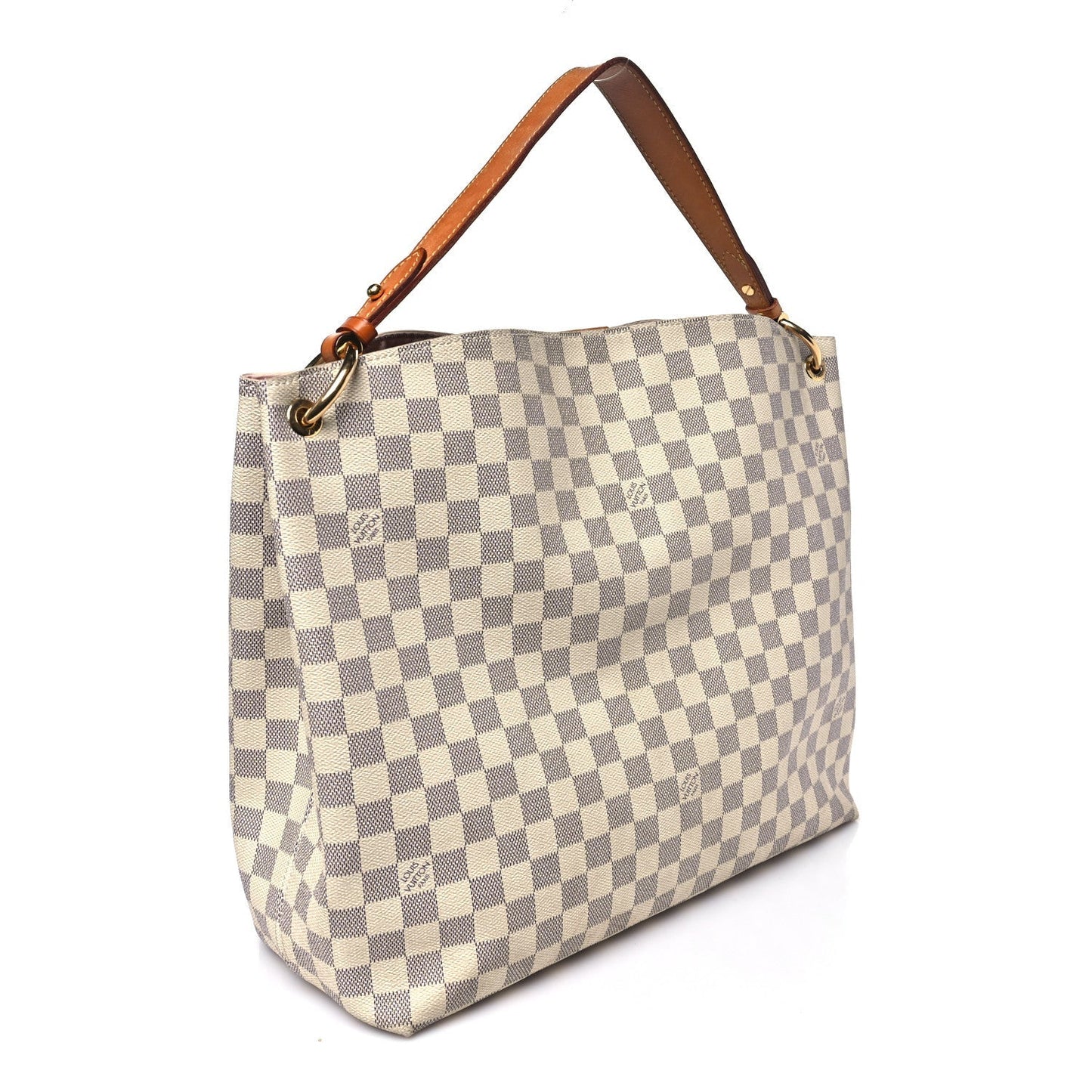 Damier Azur Graceful MM Rose Ballerine