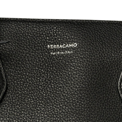 Grained Calfskin Medium Star Tote Black