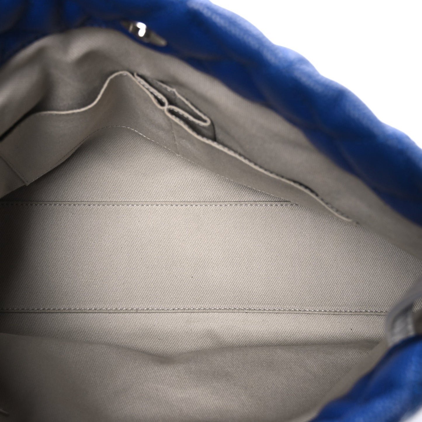 Caviar Quilted Easy Zip Tote Cobalt Blue