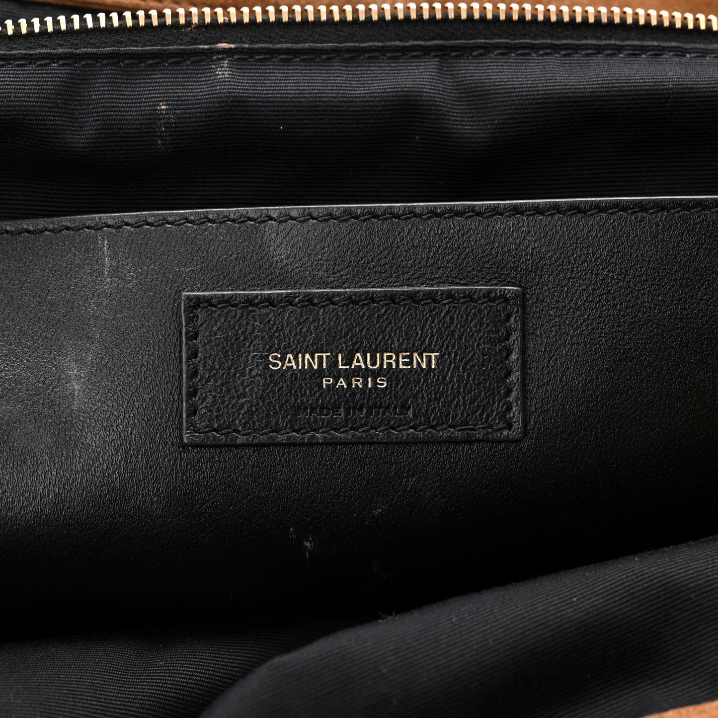 Suede Matelasse Monogram Large Jamie 4.3 Snuff