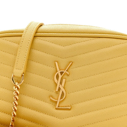 Grain De Poudre Matelasse Monogram Mini Lou Camera Bag Sunflower
