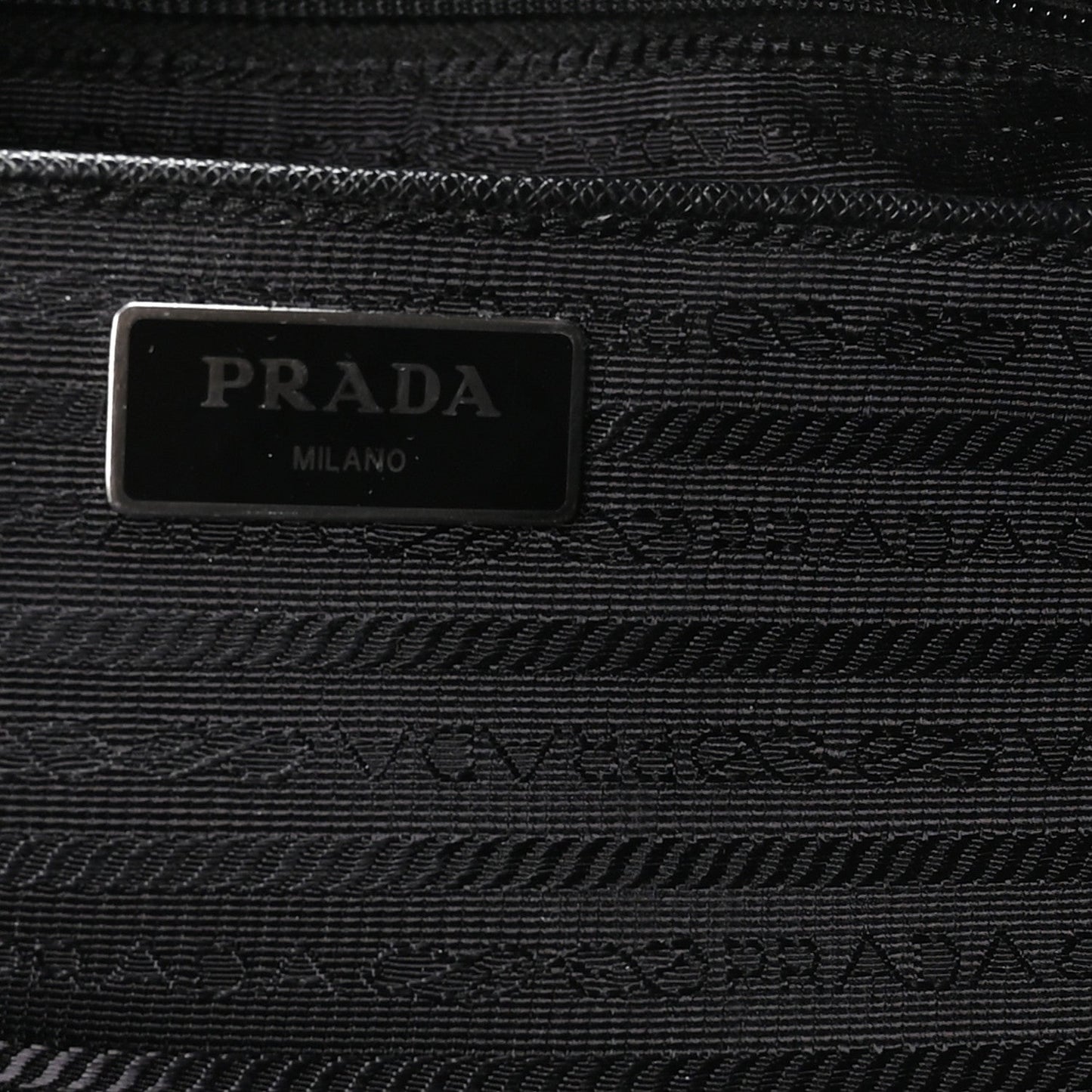 Nylon Vela East West Shopper Tote Black