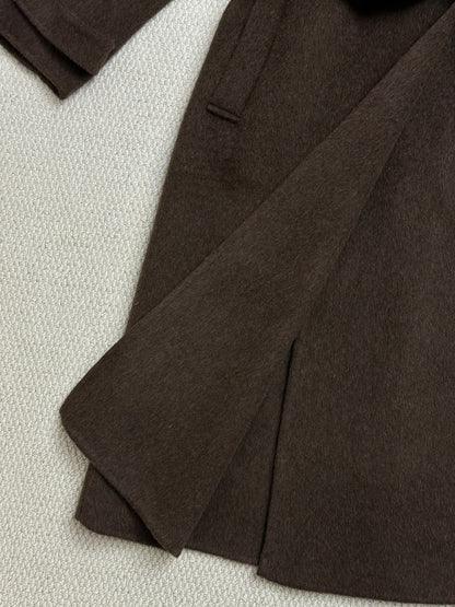MAX MARA 25S TURTLENECK CASHMERE COAT 130