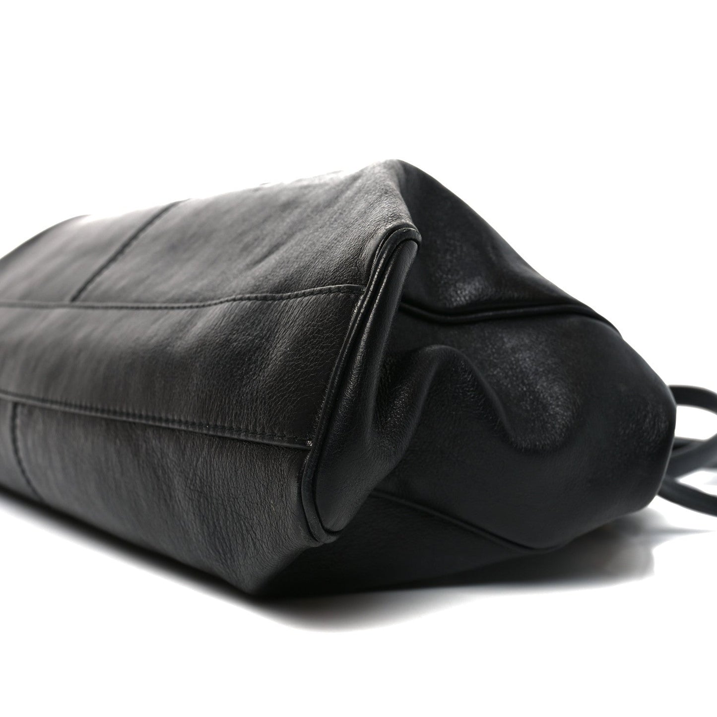 Calfskin Large Re(Belle) Top Handle Bag Black