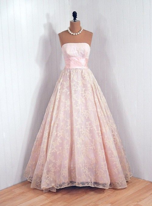 formaldressy--Pink exquisite floral long tulle prom dress ball gown gh5560