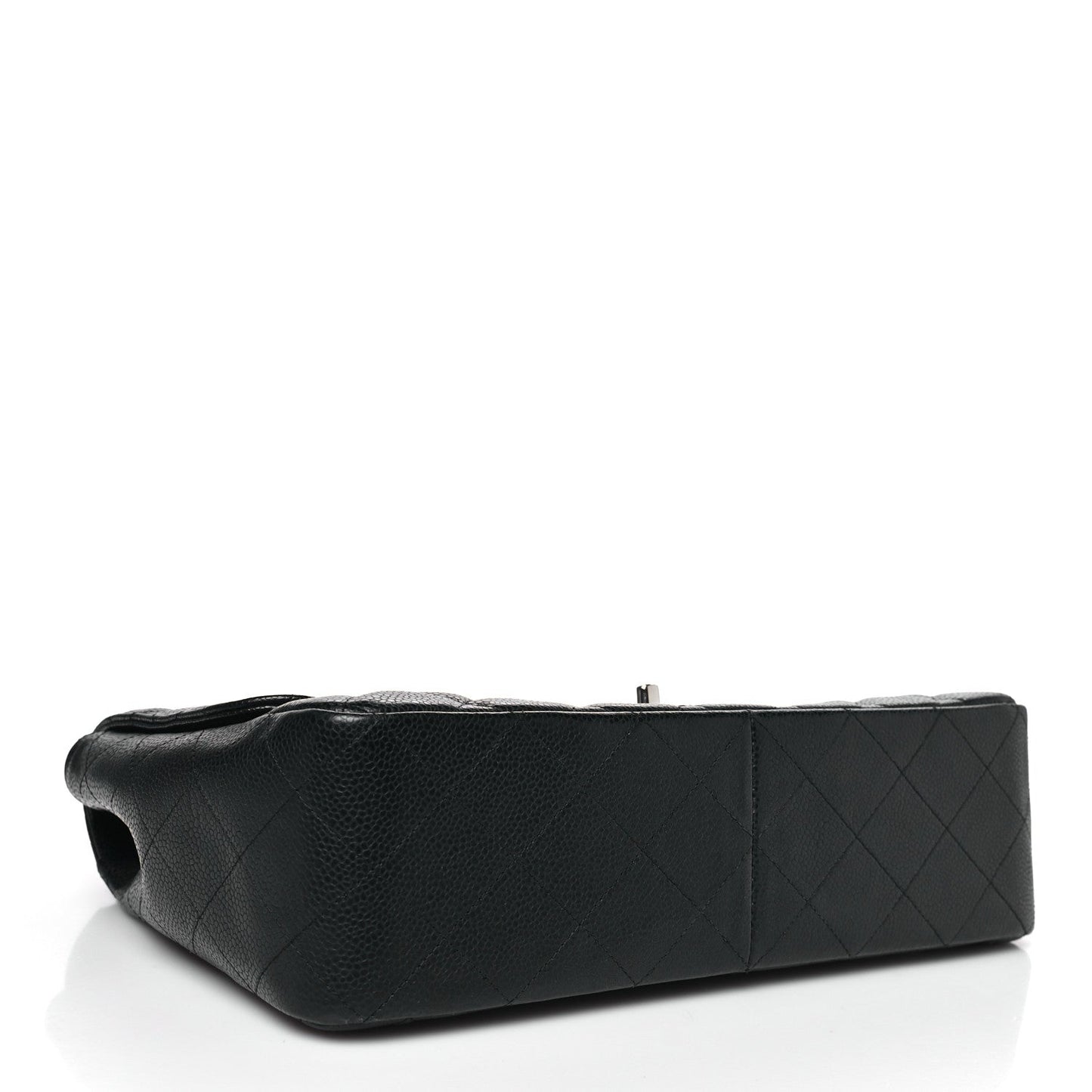Caviar Quilted Jumbo Single Flap Black