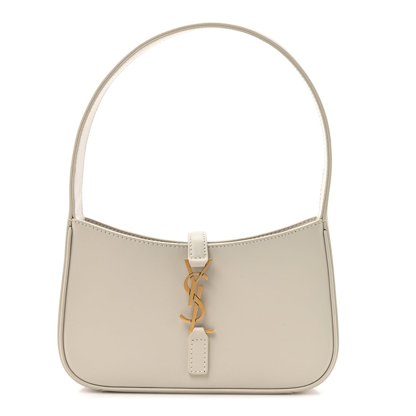 Smooth Calfskin Le 5 A 7 Mini Hobo Blanc Vintage