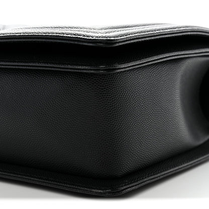 Caviar Quilted New Medium Boy Flap Black