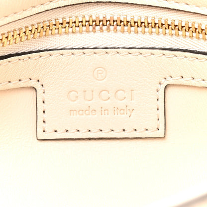 Roxy Calfskin Blondie Chain Shoulder Flap Bag Mystic White