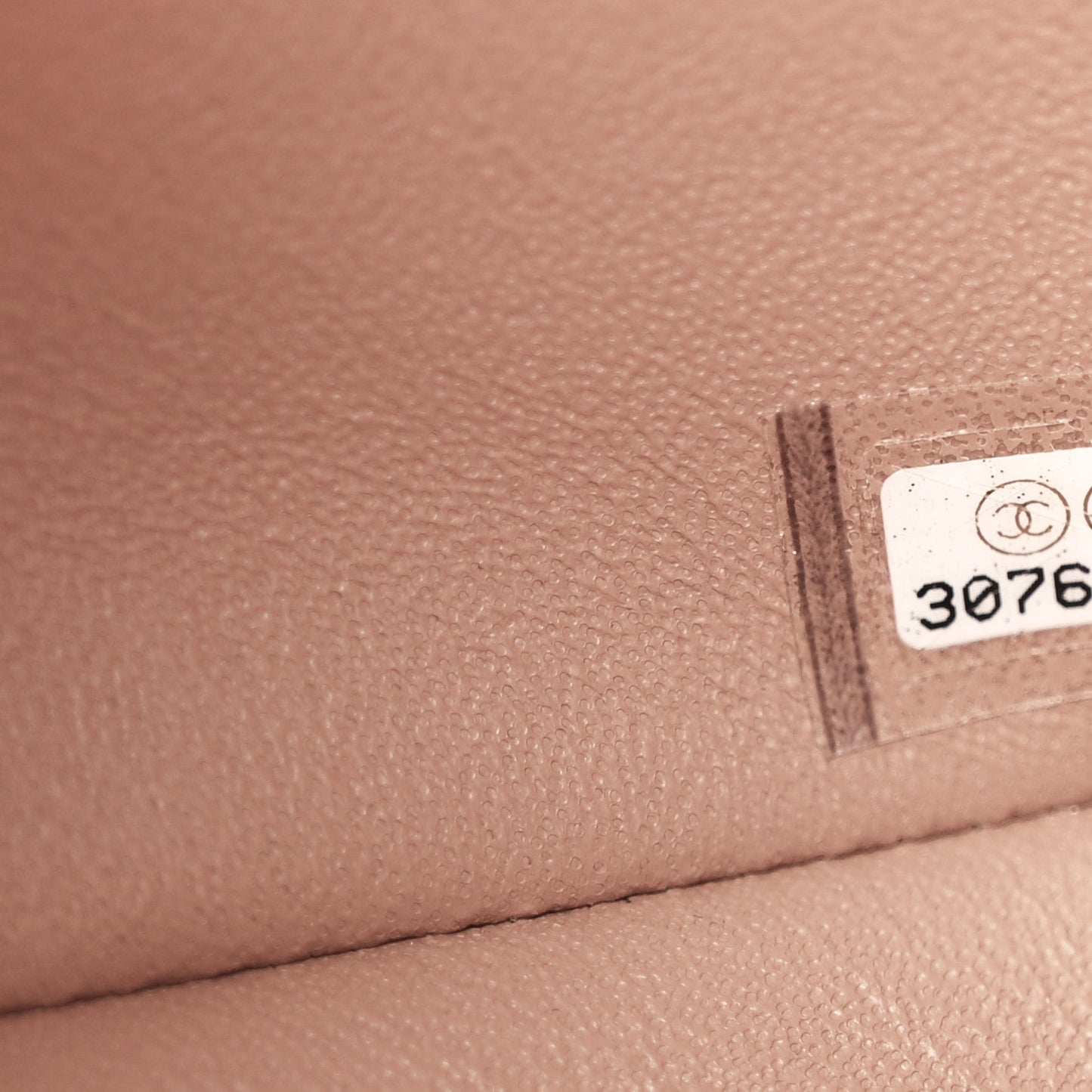 Lambskin Quilted Mini Rectangular Flap Brown
