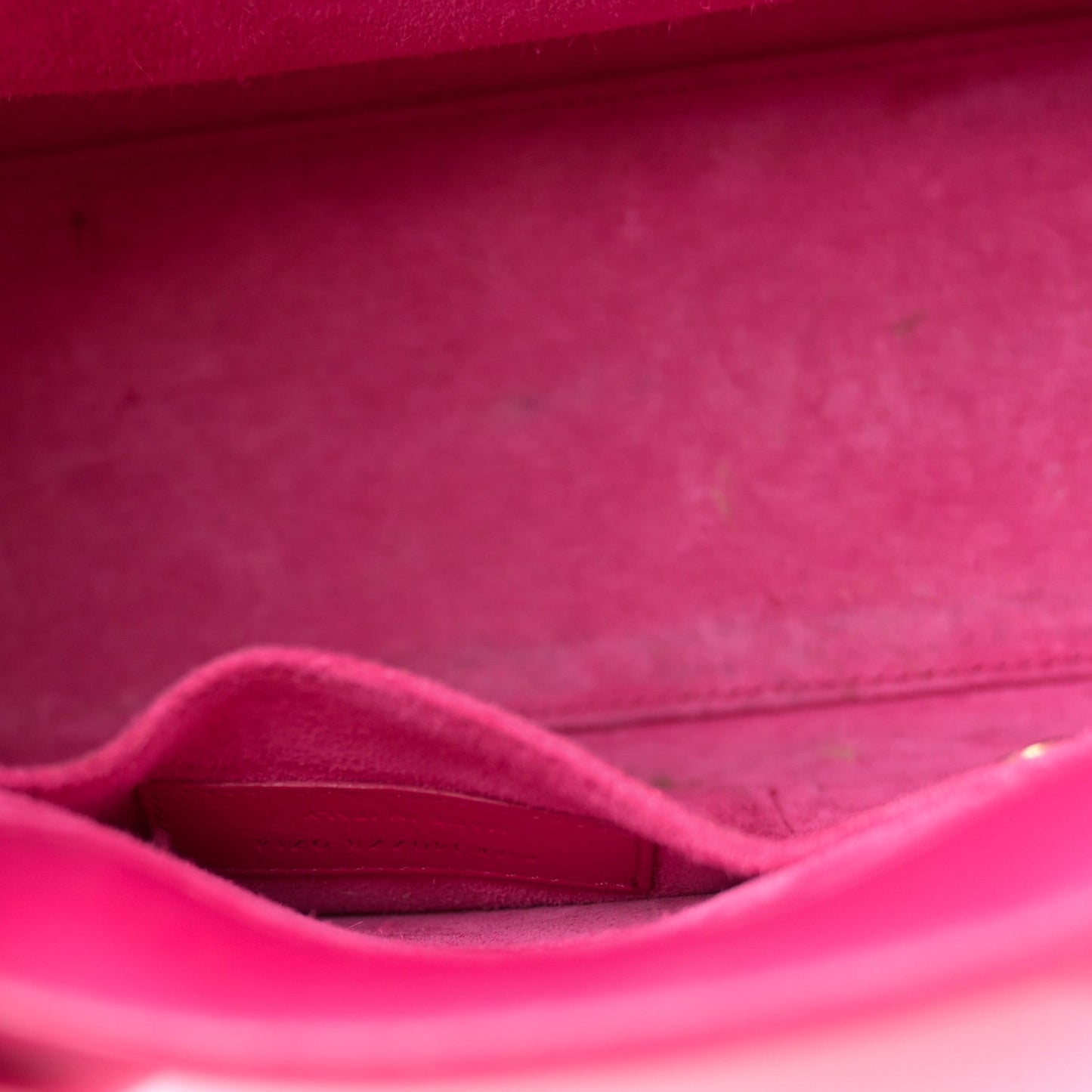 Calfskin Nano Sac De Jour Bubblegum