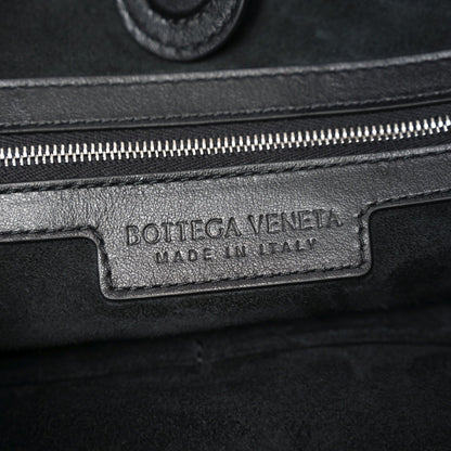 Nappa Intrecciato Biblioteca Bucket Bag Black