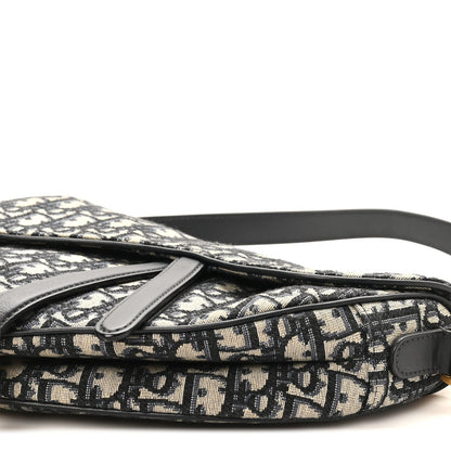 Oblique Saddle Bag Blue