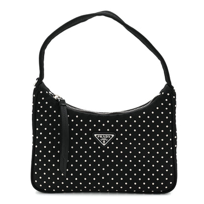 Re-Nylon Vela Studs Mini Re-Edition 2000 Bag Black