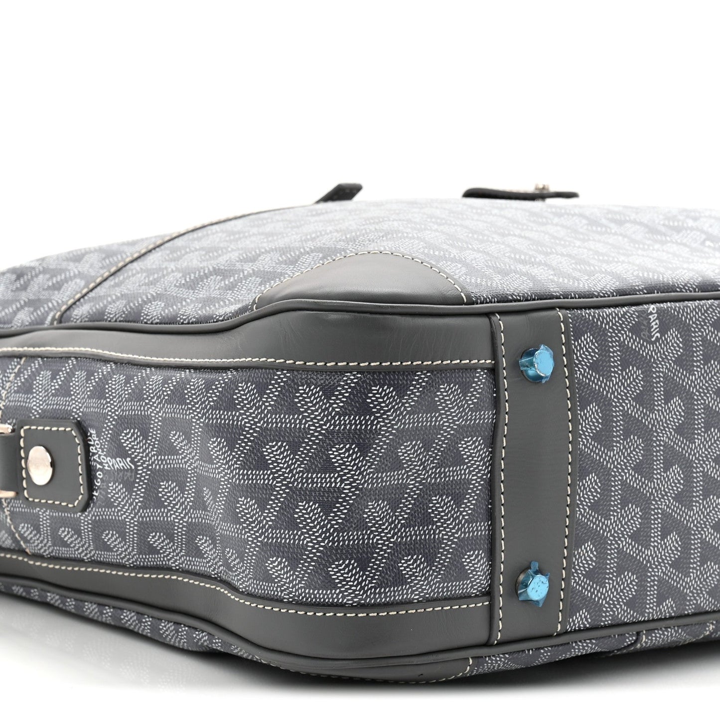 Goyardine Ambassade MM Briefcase Grey