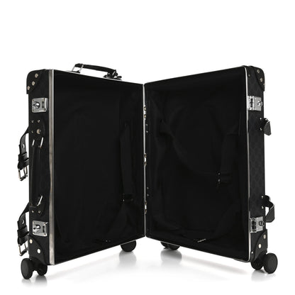 GG Supreme Monogram Globe-Trotter Carry-On Black