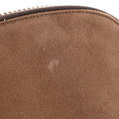 Grained Calfskin Medium Jennifer Crossbody Bag Brown