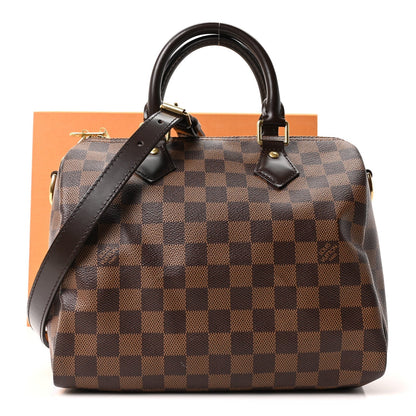 Damier Ebene Speedy Bandouliere 25