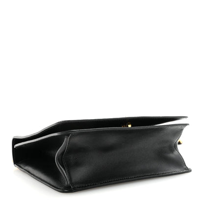 Shiny Lord Calfskin Medium Antigona Black