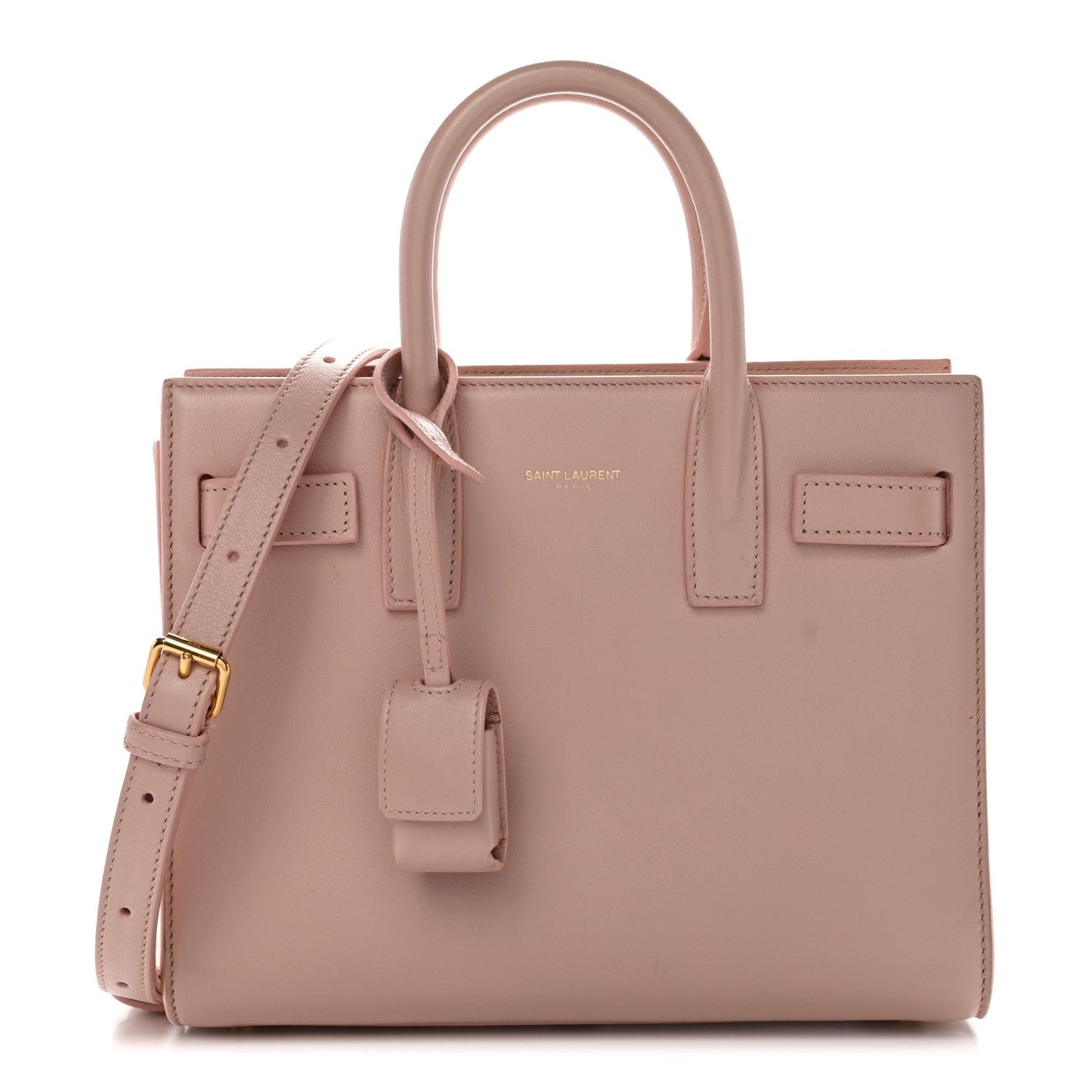Calfskin Nano Sac De Jour Pale Pink