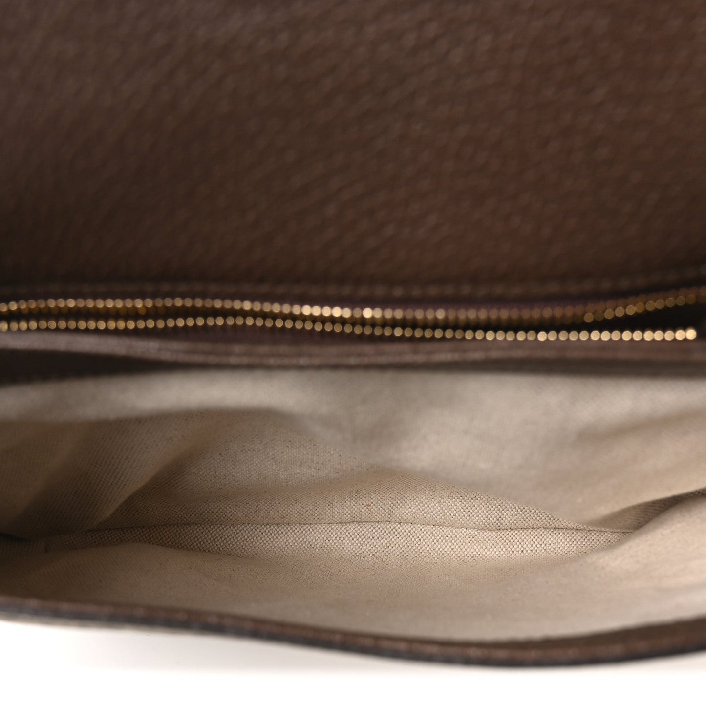 GG Supreme Monogram Textured Dollar Calfskin Web Medium Blondie Shoulder Flap Bag Beige Ebony New Acero