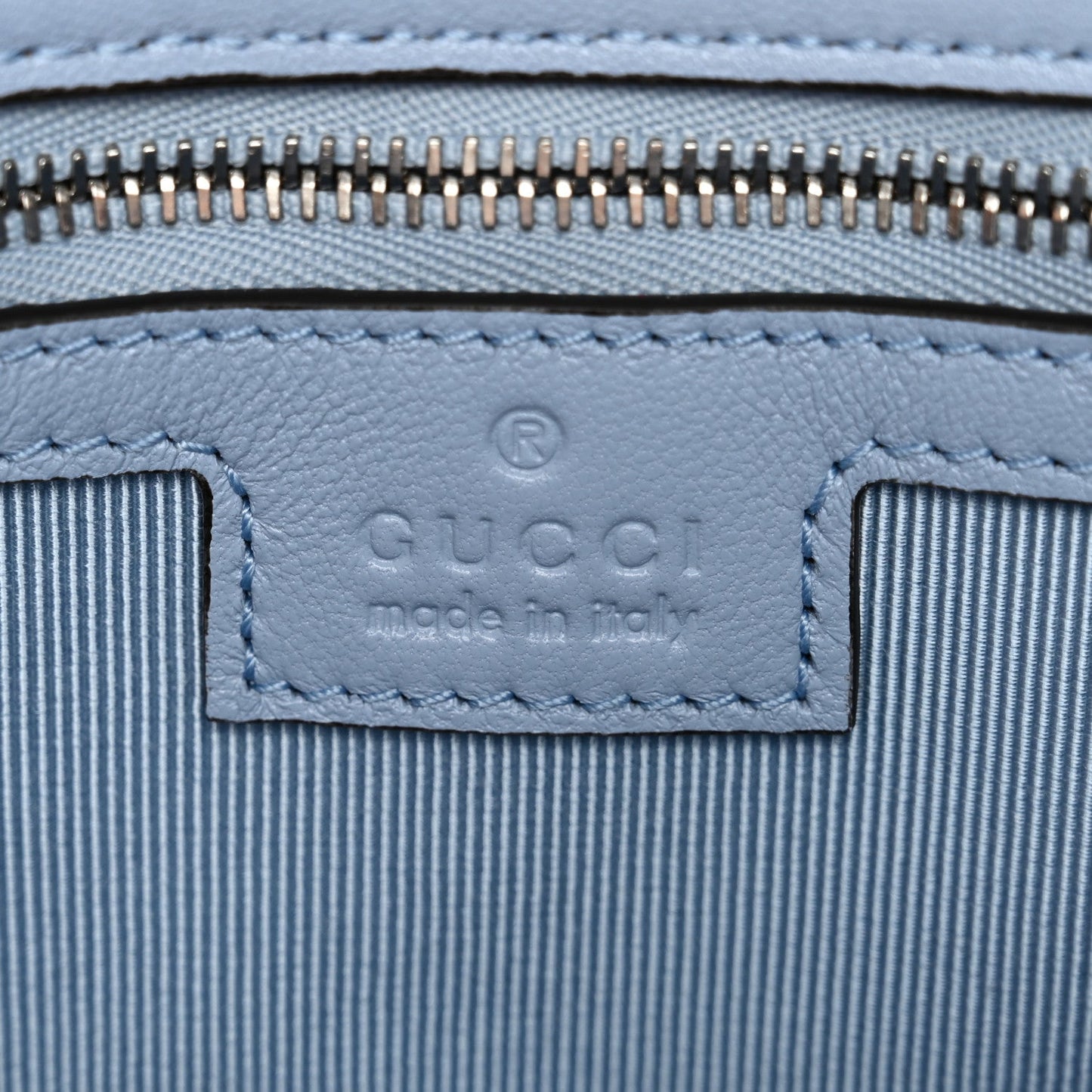 Lambskin Matelasse Medium GG Marmont Shoulder Bag  Light Blue