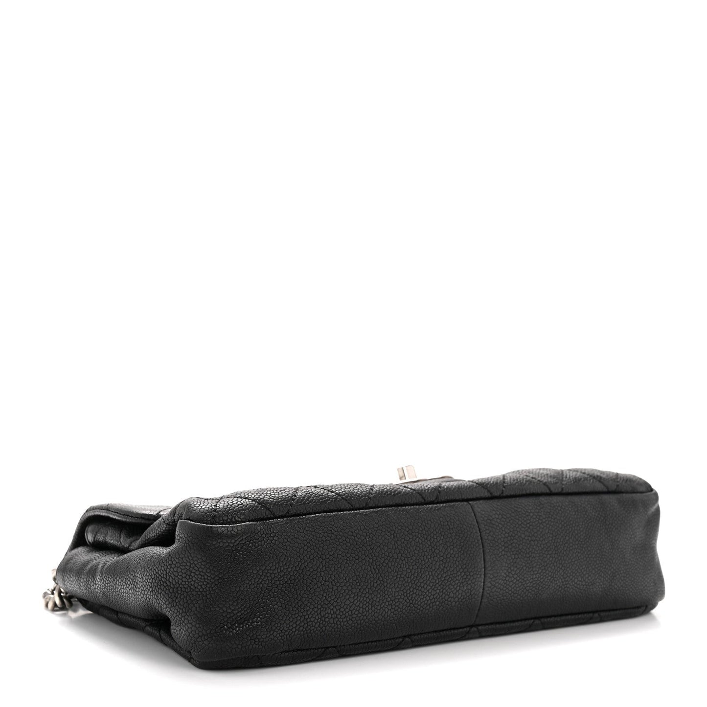 Caviar Quilted Medium Simply CC Flap Black