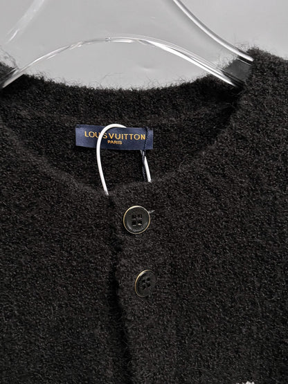 LV Wool Knit Cardigan 493099