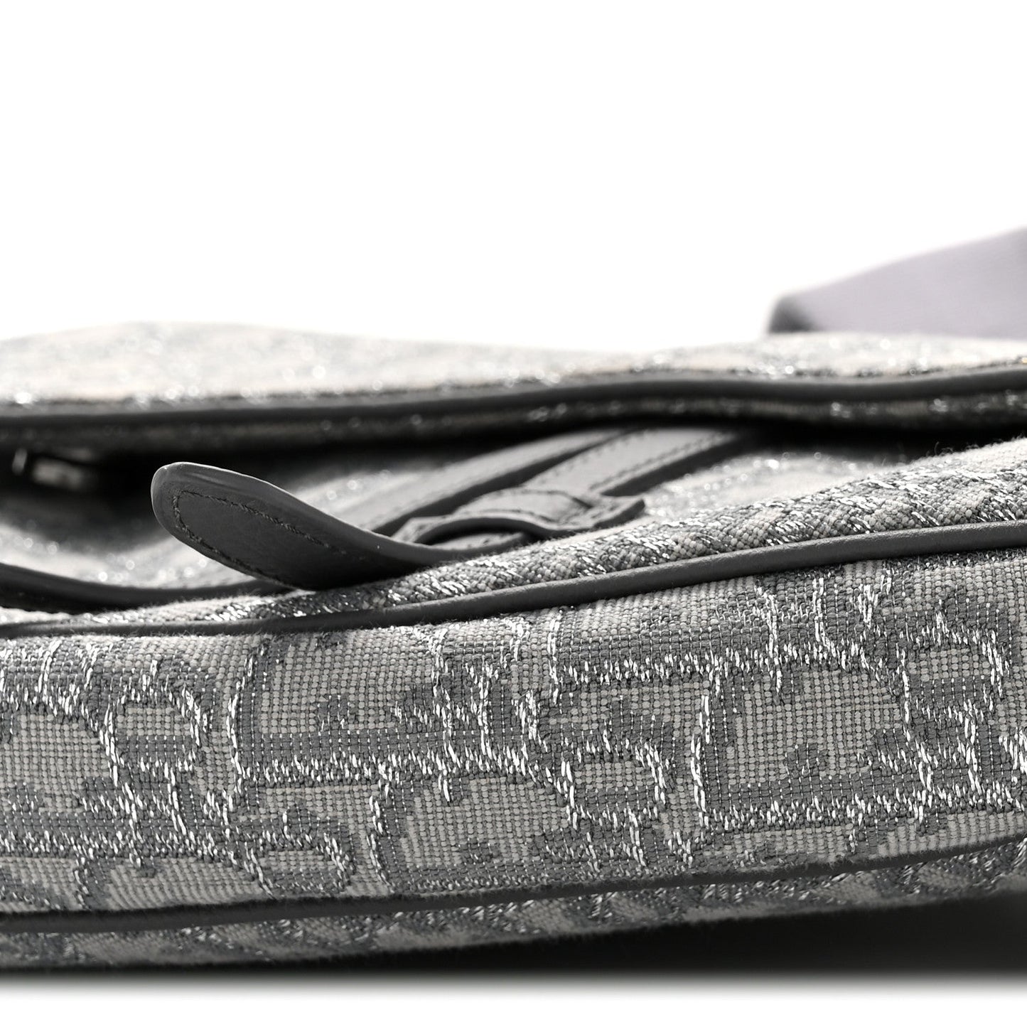 Oblique Mens Saddle Bag Grey
