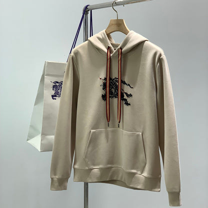 Burberry 25 Hooded Sweatshirt Beige Cotton