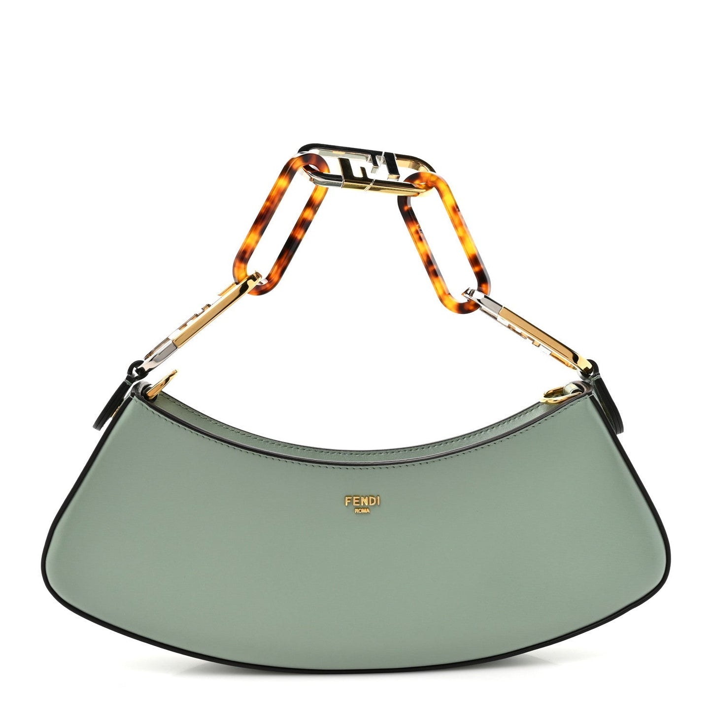Vitello Palmellato Fendi O'Lock Swing Menta
