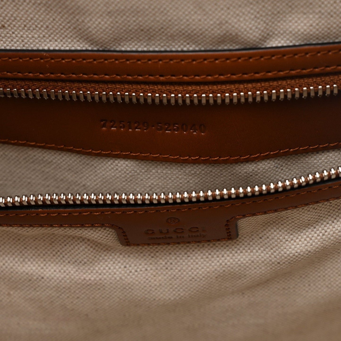 Calfskin GG Tennis Embossed Large Duffle Bag Brown