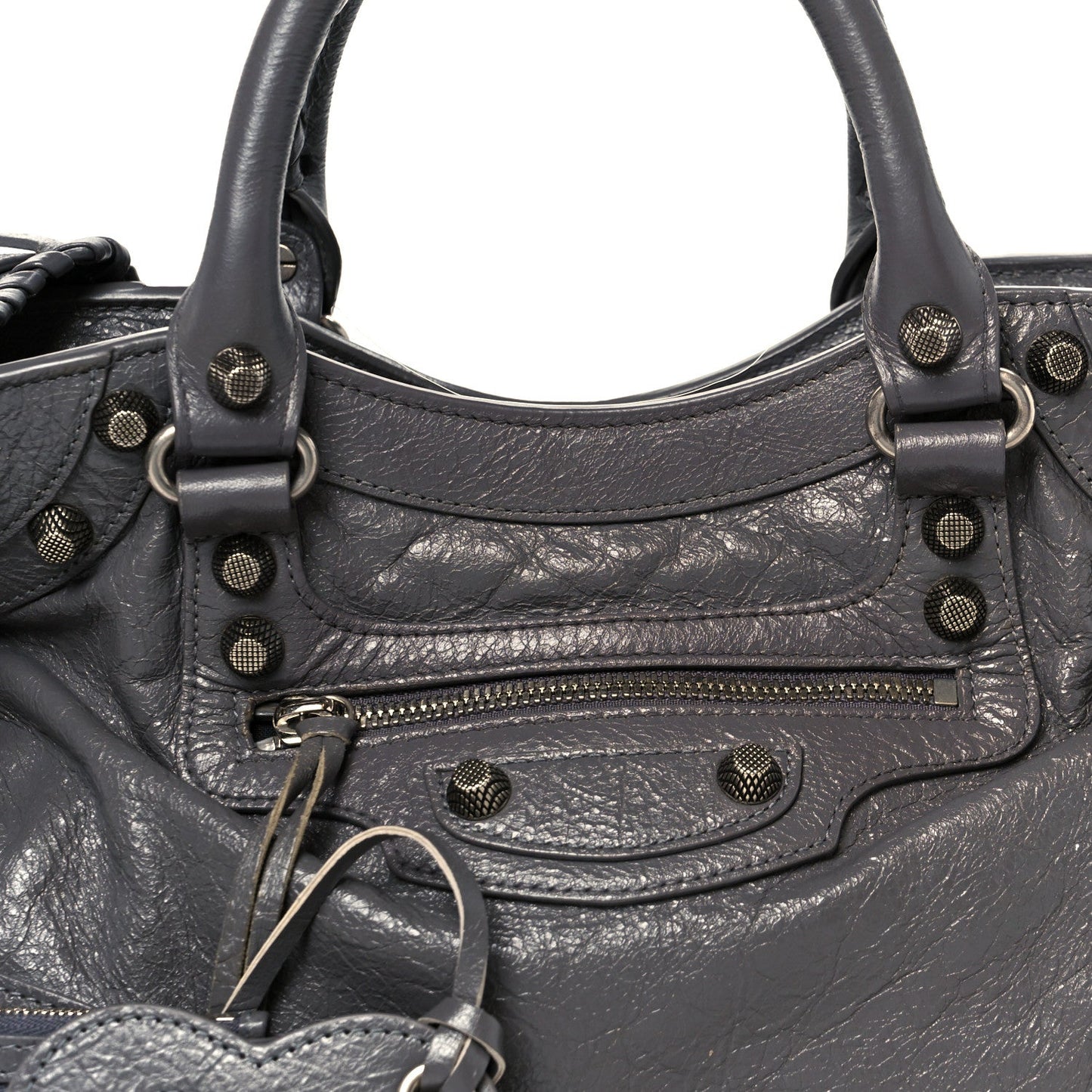 Agneau Arena Neo Cagole City Handbag Dark Grey