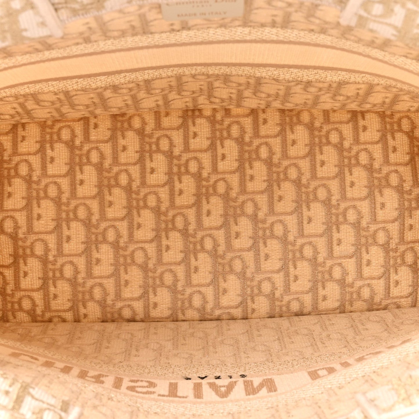 Oblique Medium Book Tote Gold Multicolor