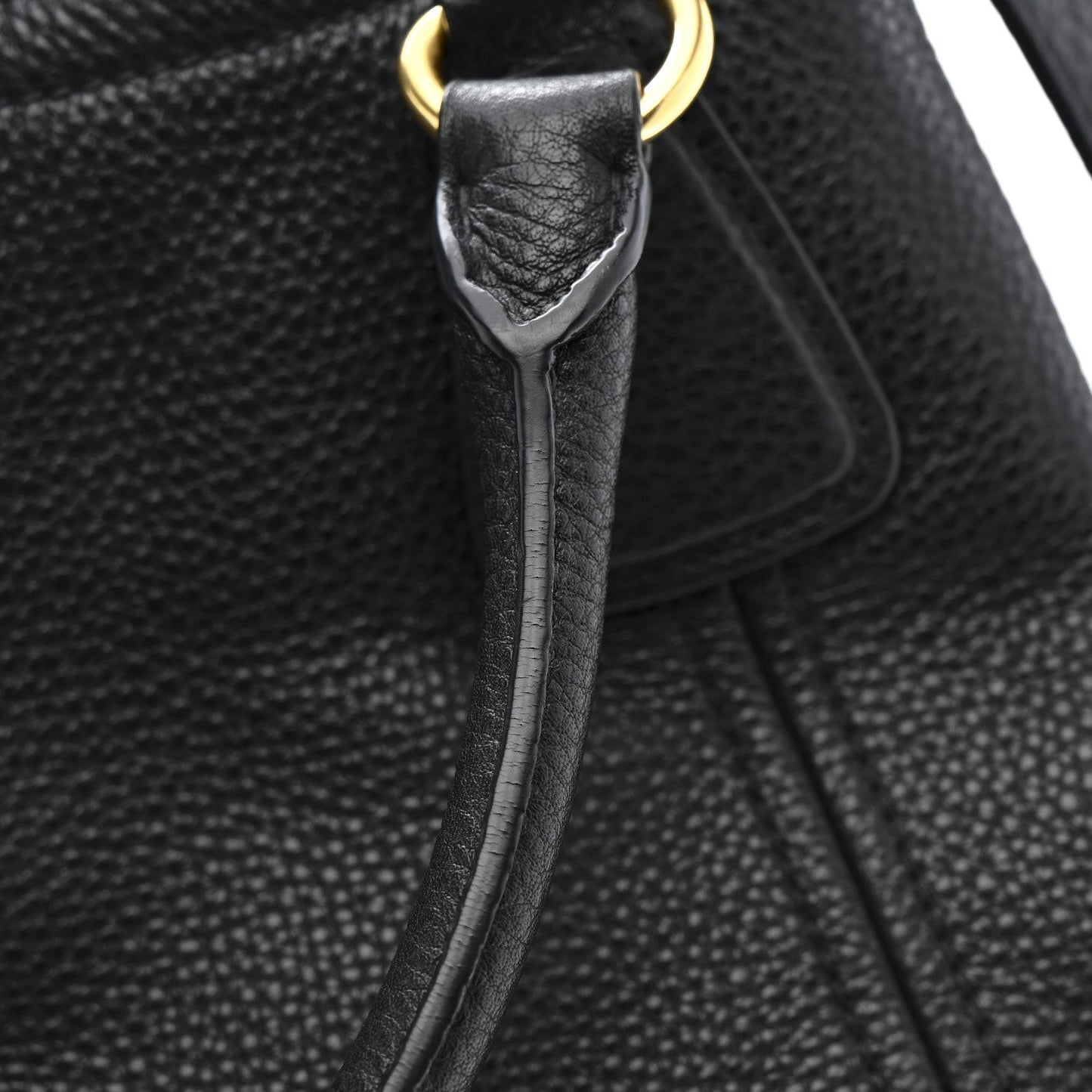 Vitello Daino Tote Black