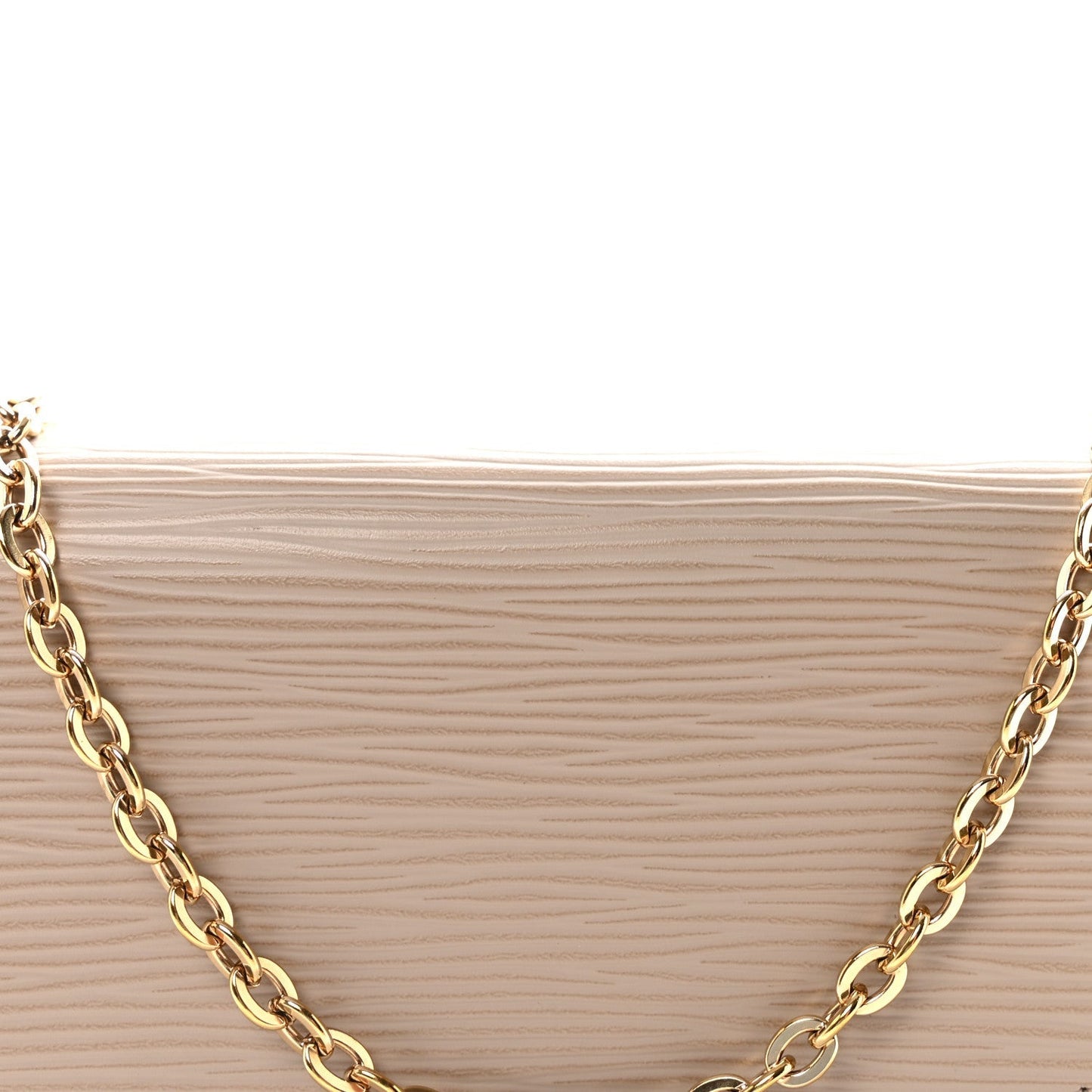 Epi Felicie Pochette Chain Wallet Galet