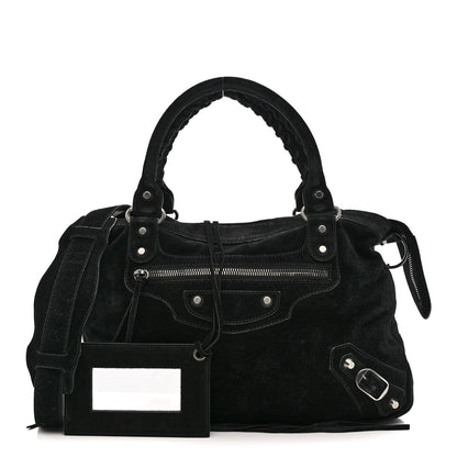Baby Daim Suede Classic Hardware Town Black