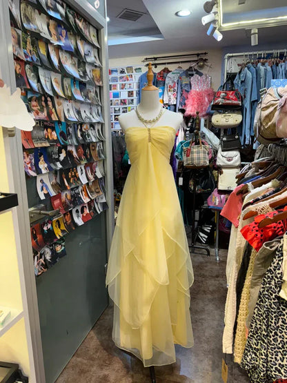 formaldressy-Yellow Fairy Dress gh6297