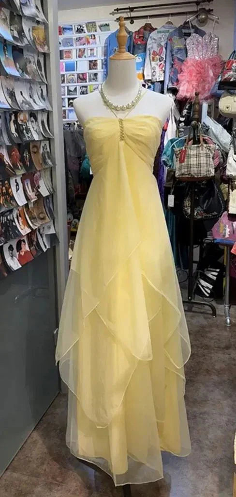 formaldressy-Yellow Fairy Dress gh6297