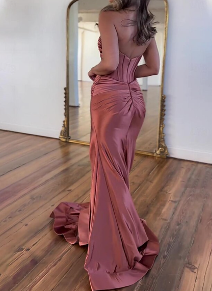 Mermaid Long Evening Dress Long Prom Party Dress    cg25636