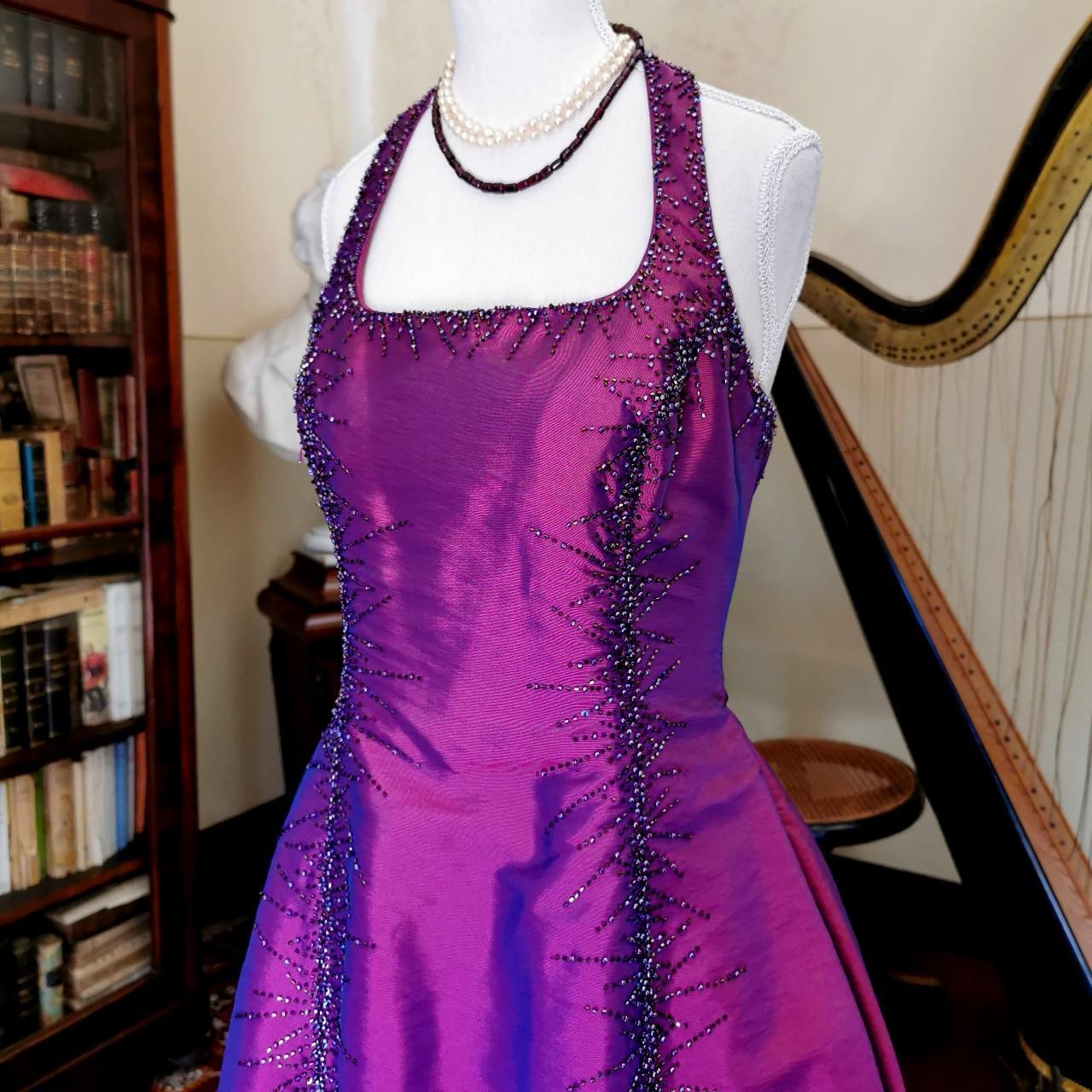 formaldressy--Vintage Exquisite Beaded Short/Mid-Length Cropped Satin Homecoming Dress gh5535