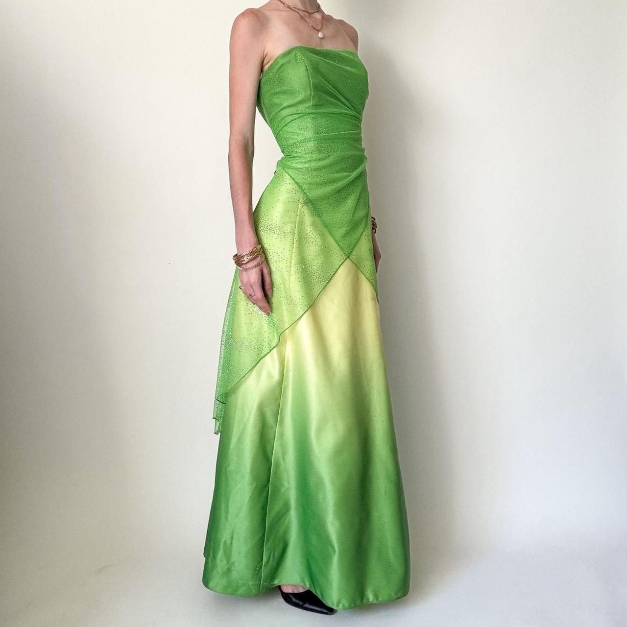 formaldressy--Green Shiny Fairy Dress Long Chiffon Prom Dress gh5648