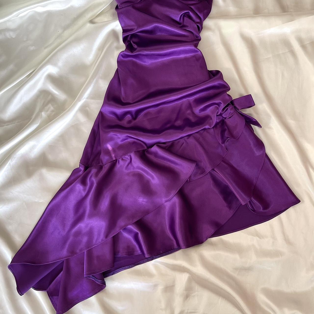 formaldressy--Purple Retro Elegant Simple Mid-Length Homecoming Dress Daily Date Dress Weekend Outfit Fashionable And Comfortable Popular Dress gh5673