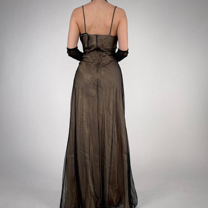 formaldressy--Brown exquisite beaded long satin prom dress party dress gh5503